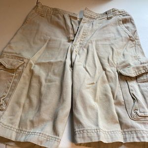 Boys faded Glory khaki cargo shorts size 12